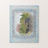 Amish Buggy Visiting Legpuzzel (Verticaal)