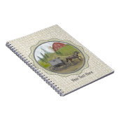 Amish Buggy Visiting Notitieboek (Rechterzijde)