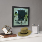 Amish Buggy Wall Clock Vierkante Klok