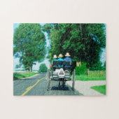Amish Carriage Indiana. Legpuzzel (Horizontaal)