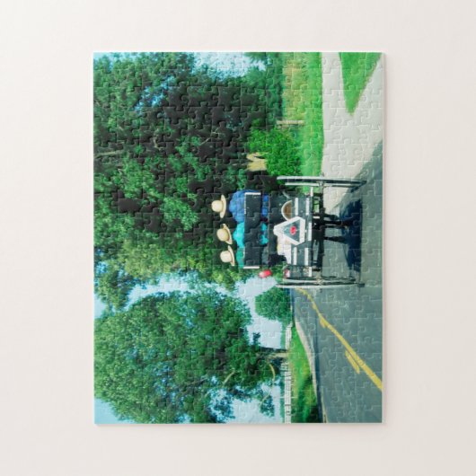 Amish Carriage Indiana. Legpuzzel (Verticaal)