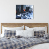 Amish Carts Canvas Afdruk (Insitu (Slaapkamer))