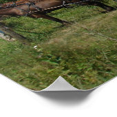 Amish Church and Horses, Rural Iowa Poster (Hoek)