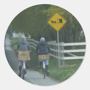 Amish Community Ronde Sticker