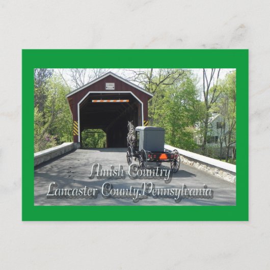 Amish Country _ Ansichtkaart Briefkaart (Voorkant)
