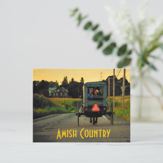 Amish Country Briefkaart (Staand voorkant)