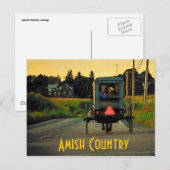 Amish Country Briefkaart (Voorkant / Achterkant)