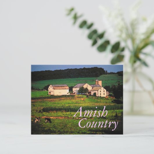 Amish Country Briefkaart (Staand voorkant)