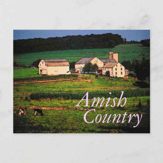 Amish Country Briefkaart (Voorkant)
