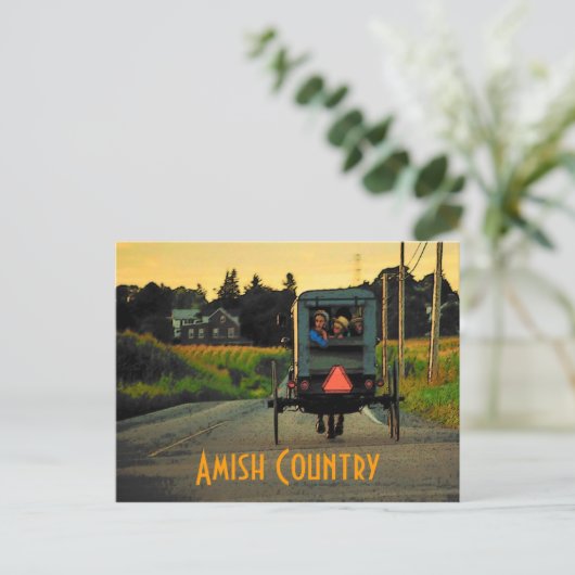 Amish Country Briefkaart (Staand voorkant)