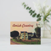 Amish Country Briefkaart (Staand voorkant)