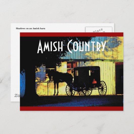 Amish Country Briefkaart (Voorkant / Achterkant)