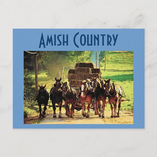 Amish Country Briefkaart - Gepersonaliseerd (Voorkant)
