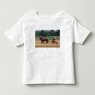 Amish Country eenvoudige mensen in de landbouw met Kinder Shirts