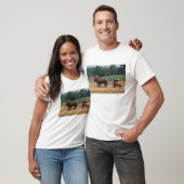 Amish Country eenvoudige mensen in de landbouw met T-shirt (Unisex)