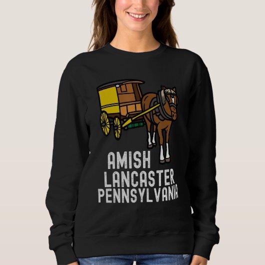 Amish Country Pennsylvania  Horse And Carriage 2 Trui (Voorkant)