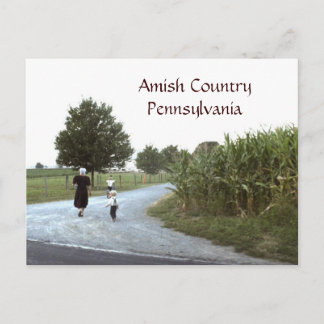 Amish Country Pennsylvania PA Briefkaart