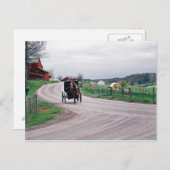 Amish Country Road Briefkaart (Voorkant / Achterkant)