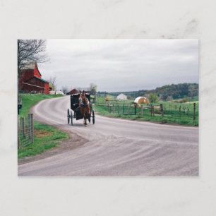 Amish Country Road Briefkaart