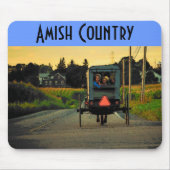 Amish Country (Road) Mousepad Muismat (Voorkant)
