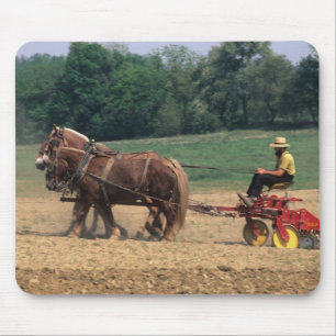 Amish Country simpeler mensen in de landbouw met Muismat