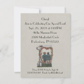 Amish Couple on Porch Swing Kaart (Achterkant)