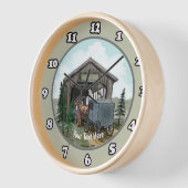 Amish Covered Bridge  Ronde Klok (Hoek)