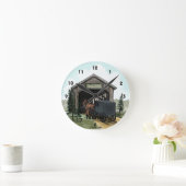 Amish Covered Bridge Ronde Klok (Huis)