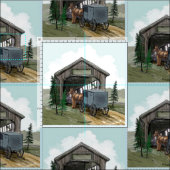 Amish Covered Bridge Stof (Delen)