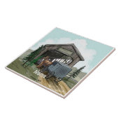 Amish Covered Bridge Tegeltje (Zijkant)