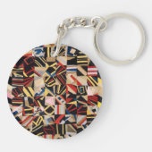 Amish Crazy Quilt van Lydia Beachy Sleutelhanger (Achterkant)