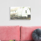 Amish Dairy Black en White Canvas Afdruk (Insitu (Woonkamer))