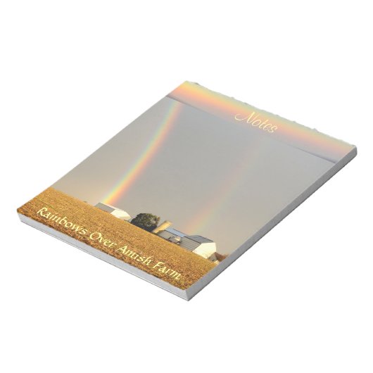 Amish Double Rainbow Notitieblok (Linkerzijde)