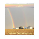Amish Double Rainbow Notitieblok (Voorkant)