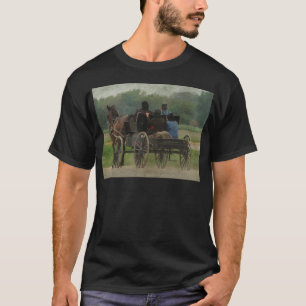 Amish familie-uitje t-shirt
