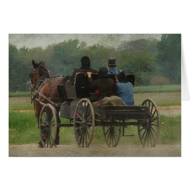 Amish Family Outing (Voorkant Horizontaal)