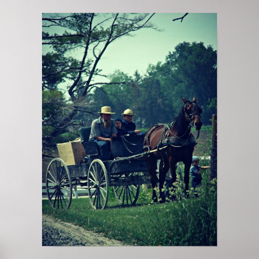 Amish Family Poster (Voorkant)