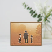 Amish Father & Sons Briefkaart (Staand voorkant)