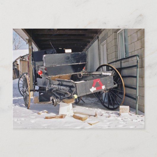 Amish Flat-Briefkaart Briefkaart (Voorkant)