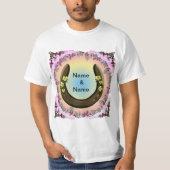 Amish Flower Hoefijzer T-shirt (Voorkant)