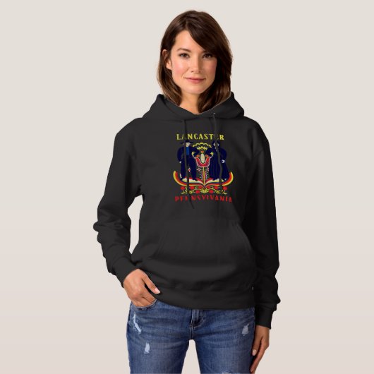 Amish Folklore Lancaster Pennsylvania Hoodie (Voorkant volledig)