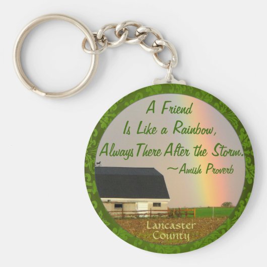 Amish Friendship proverb Sleutelhanger! Sleutelhanger (Voorkant)