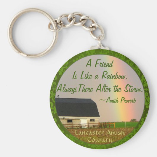 Amish Friendship proverb Sleutelhanger! Sleutelhanger (Voorkant)