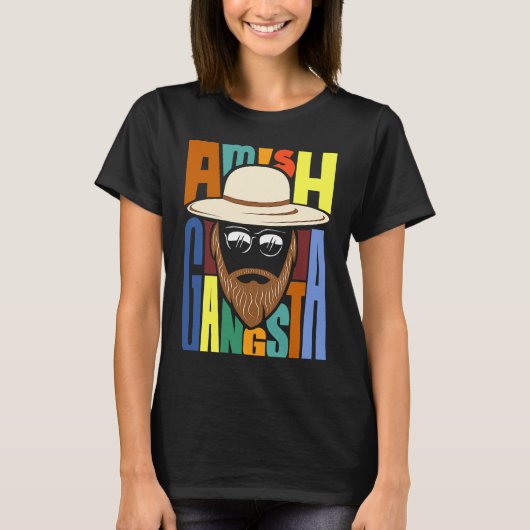 Amish Gangsta T-shirt (Voorkant)