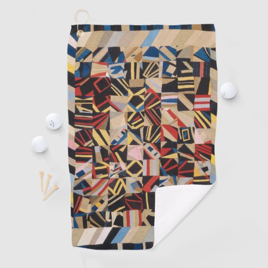 Amish gestoorde quilt golfhanddoek (Insitu)