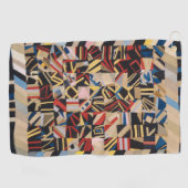 Amish gestoorde quilt golfhanddoek (Horizontaal)