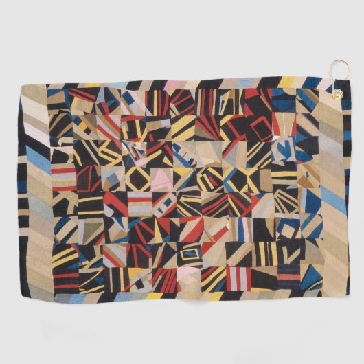 Amish gestoorde quilt golfhanddoek (Horizontaal)