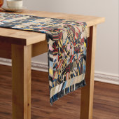 Amish gestoorde quilt korte tafelloper (Voorbeeld)