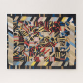 Amish gestoorde quilt legpuzzel (Horizontaal)