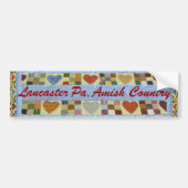 Amish Gift, Lancaster County Bumpersticker (Voorkant)